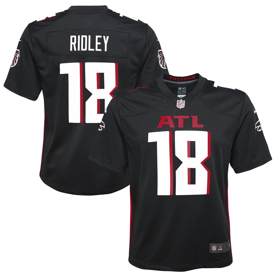 Youth Atlanta Falcons Calvin Ridley Nike Black Player Game Jersey - Jersey