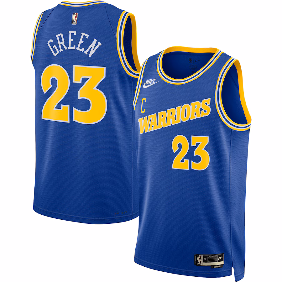 Men's Golden State Warriors Draymond Green Nike Blue Swingman Jersey - Classic Edition - Jersey