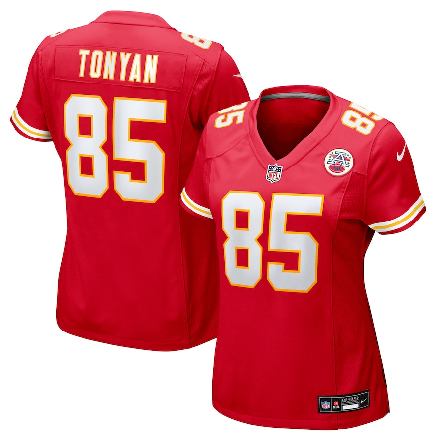 Women's Kansas City Chiefs Robert Tonyan Nike Red Team Game Jersey - Jersey