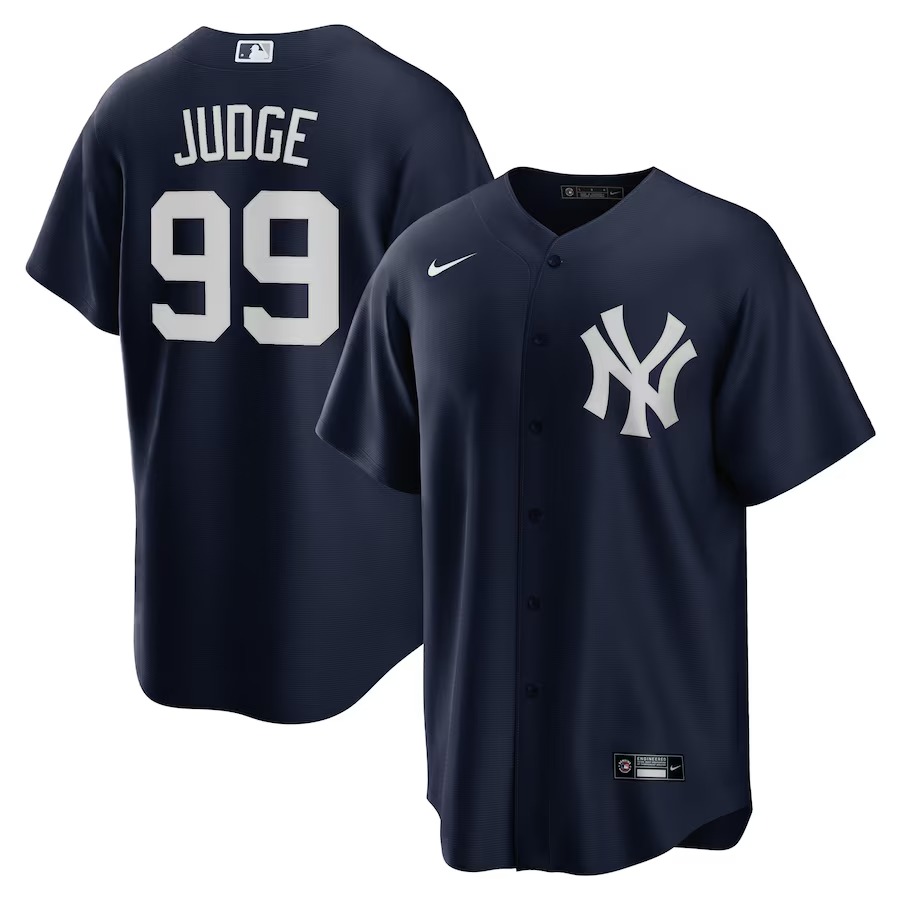 Men's New York Yankees Aaron Judge Nike Navy Big & Tall Alternate Replica Player Jersey - Jersey