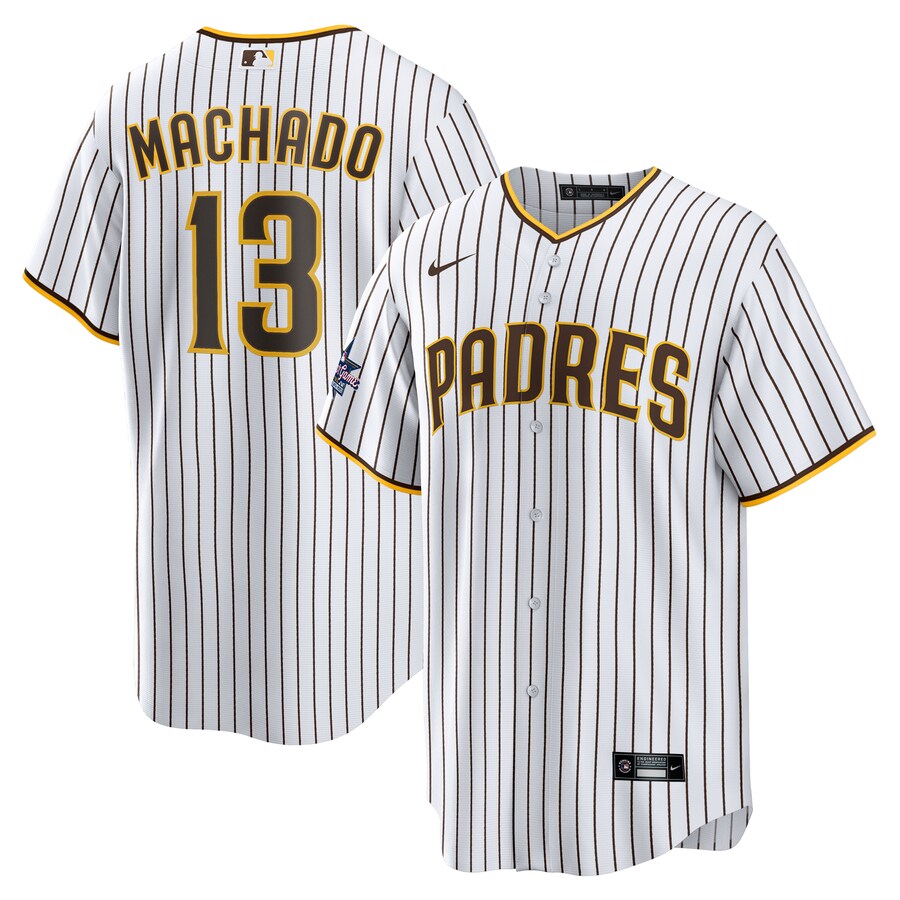 Youth San Diego Padres Manny Machado Nike White 2025 MLB All-Star Game Home Replica Player Jersey - Jersey