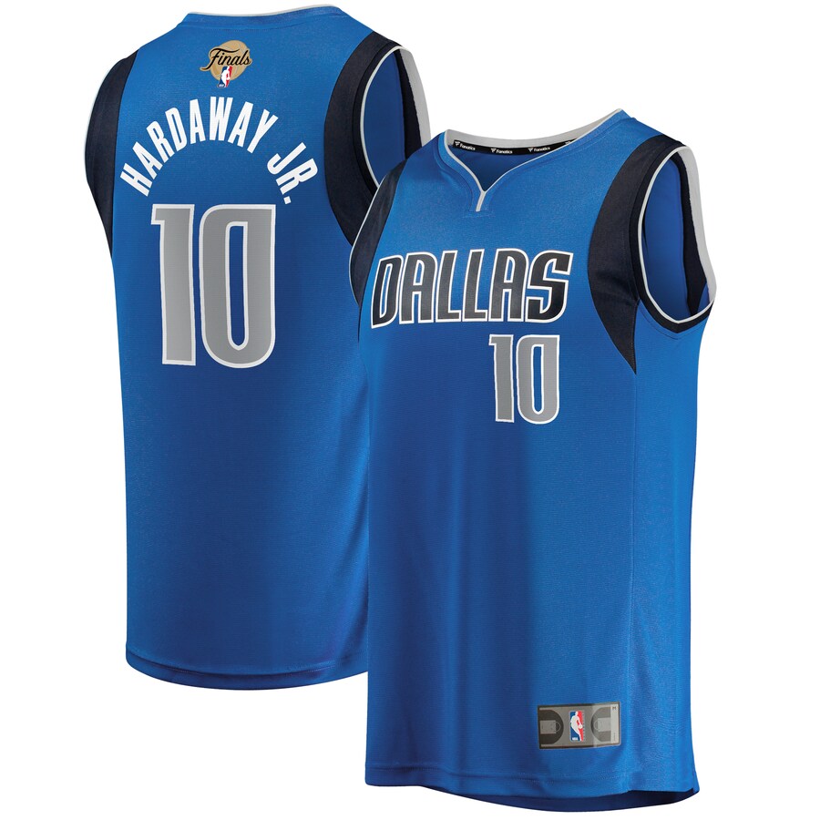 Youth Dallas Mavericks Tim Hardaway Jr. Fanatics Blue 2024 NBA Finals Fast Break Replica Player Jersey - Icon Edition - Jersey