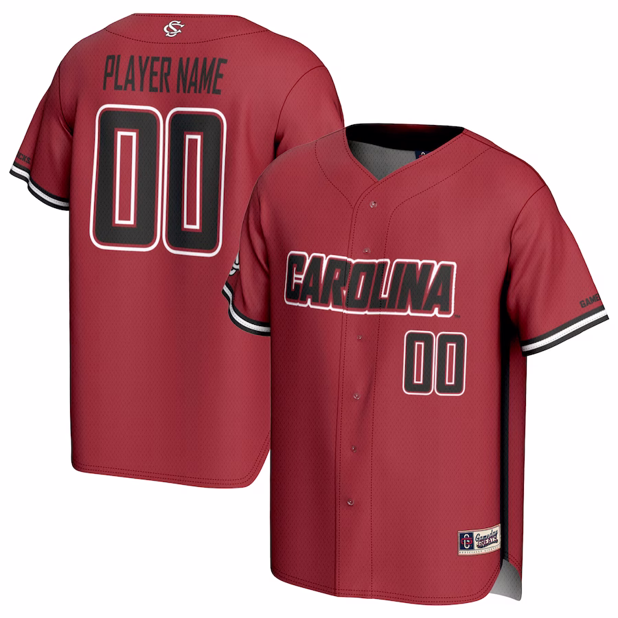 South Carolina Gamecocks GameDay Greats Youth NIL Pick-A-Player Baseball Lightweight Jersey - Garnet - Jersey
