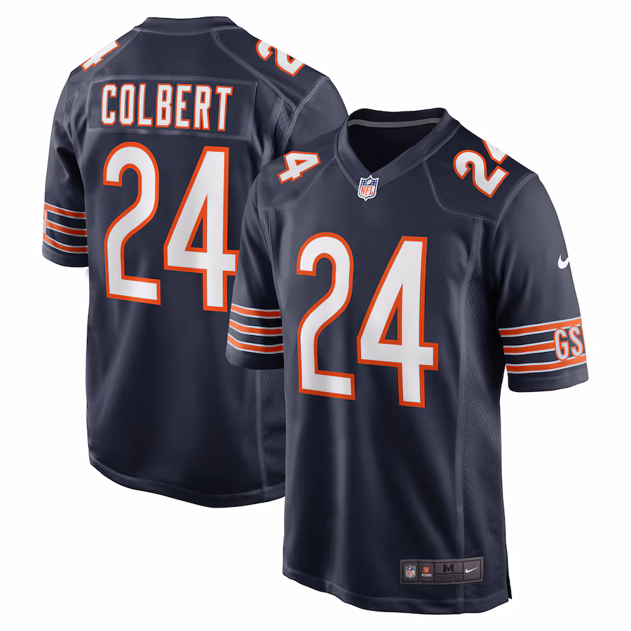 Men's Chicago Bears Adrian Colbert Nike Navy Team Game Jersey - Jersey