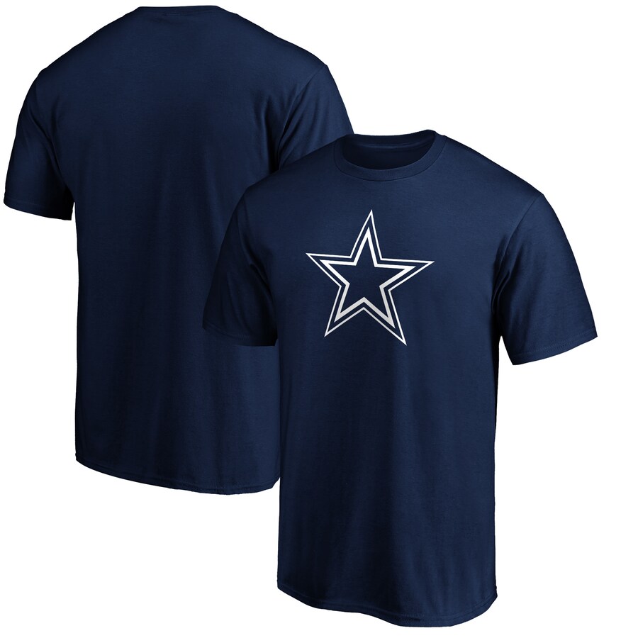 Men's Dallas Cowboys Navy Primary Logo T-Shirt - Jersey