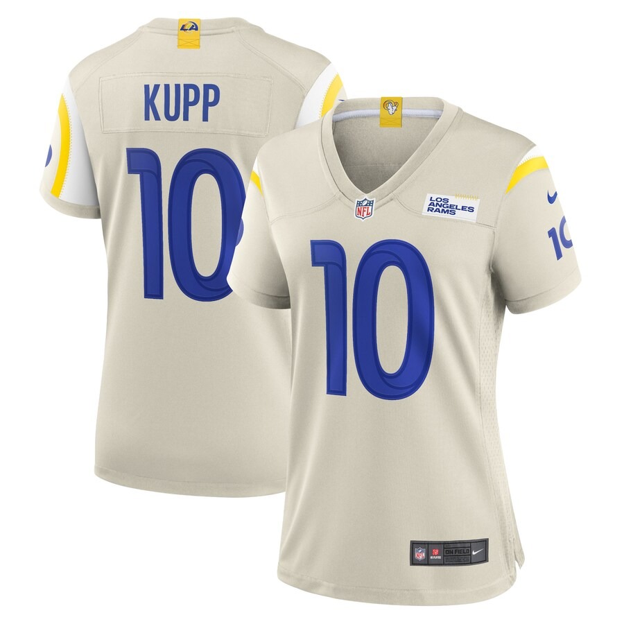 Women's Los Angeles Rams Cooper Kupp Nike Bone Player Game Jersey - Jersey
