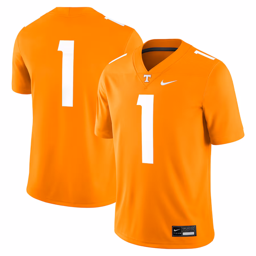#1 Tennessee Volunteers Nike Game Jersey - Tennessee Orange - Jersey