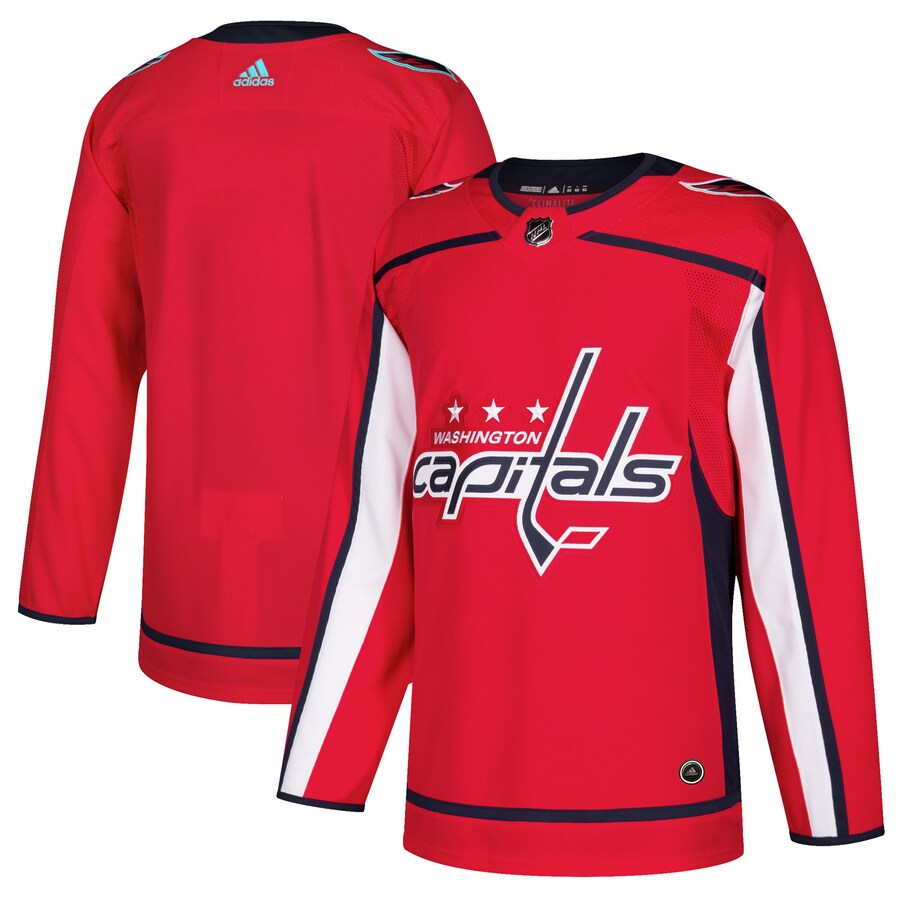 Men's Washington Capitals adidas Red Home Authentic Blank Jersey - Jersey