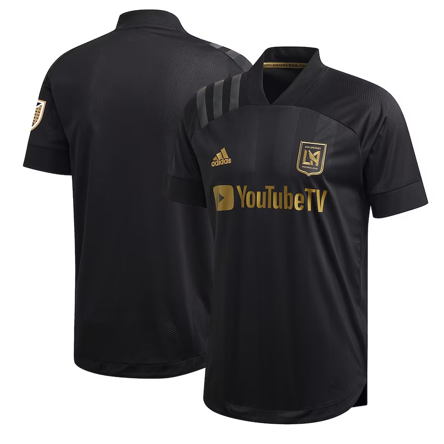 Men's LAFC adidas Black 2020 Primary Authentic Blank Jersey - Jersey