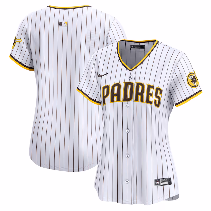 Women's San Diego Padres Nike White Home Limited Jersey - Jersey