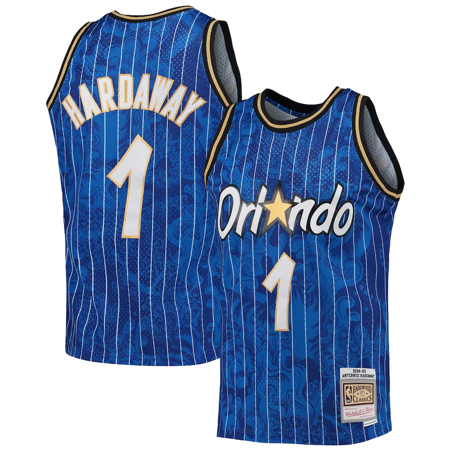Men's Orlando Magic Penny Hardaway Mitchell & Ness Blue Hardwood Classics 1994/95 Lunar New Year Swingman Jersey - Jersey