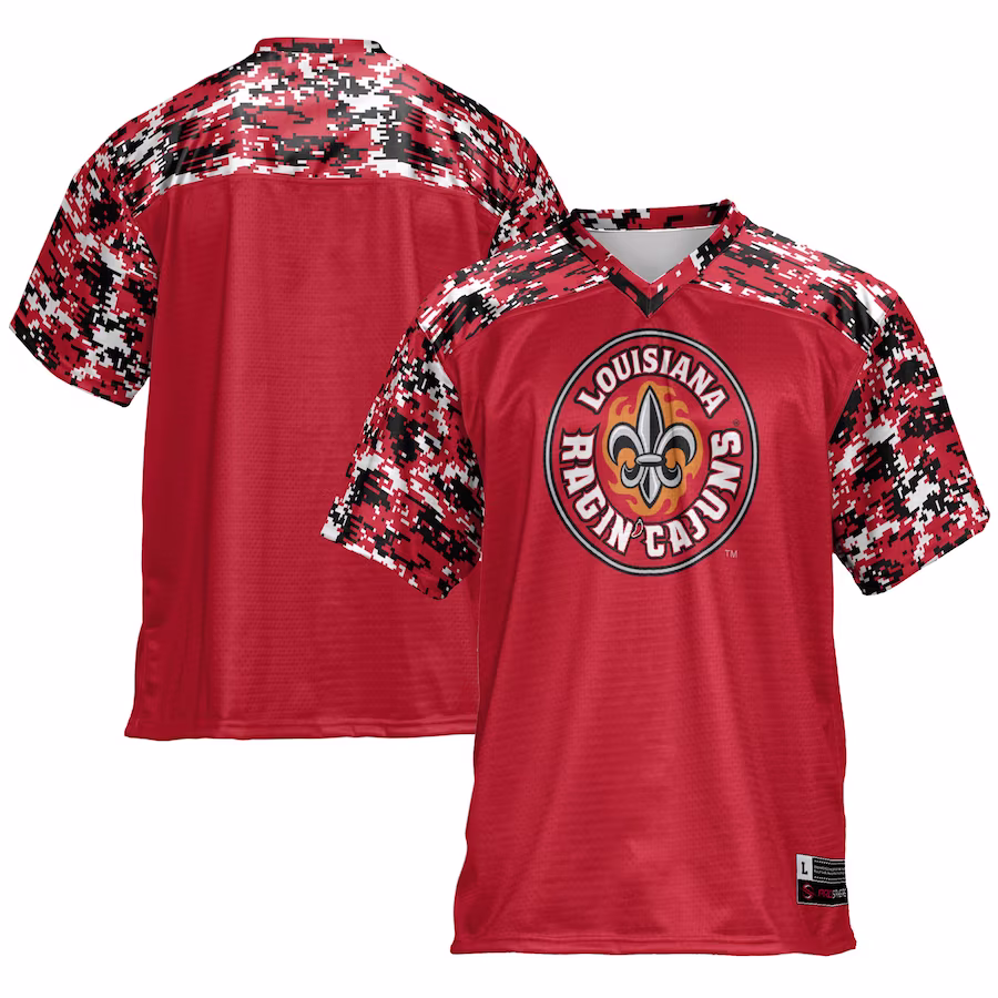 Louisiana Ragin' Cajuns GameDay Greats Football Jersey - Maroon - Jersey