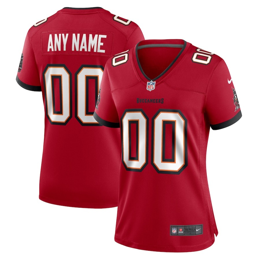 Women's Nike Tampa Bay Buccaneers Red Custom Game Jersey - Jersey
