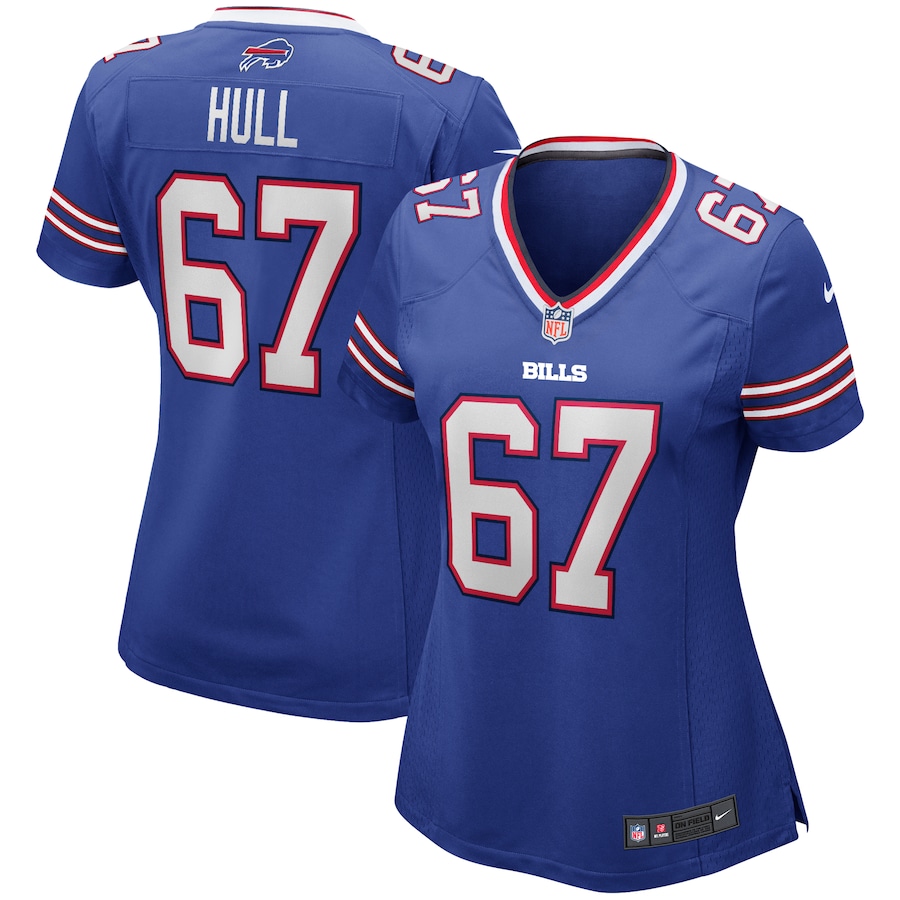 Women's Buffalo Bills Kent Hull Nike Royal Game Retired Player Jersey - Jersey