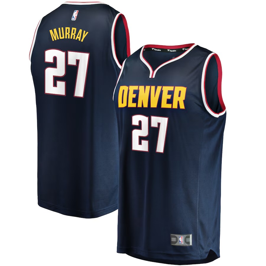 Men's Denver Nuggets Jamal Murray Fanatics Blue Fast Break Replica Jersey - Icon Edition - Jersey