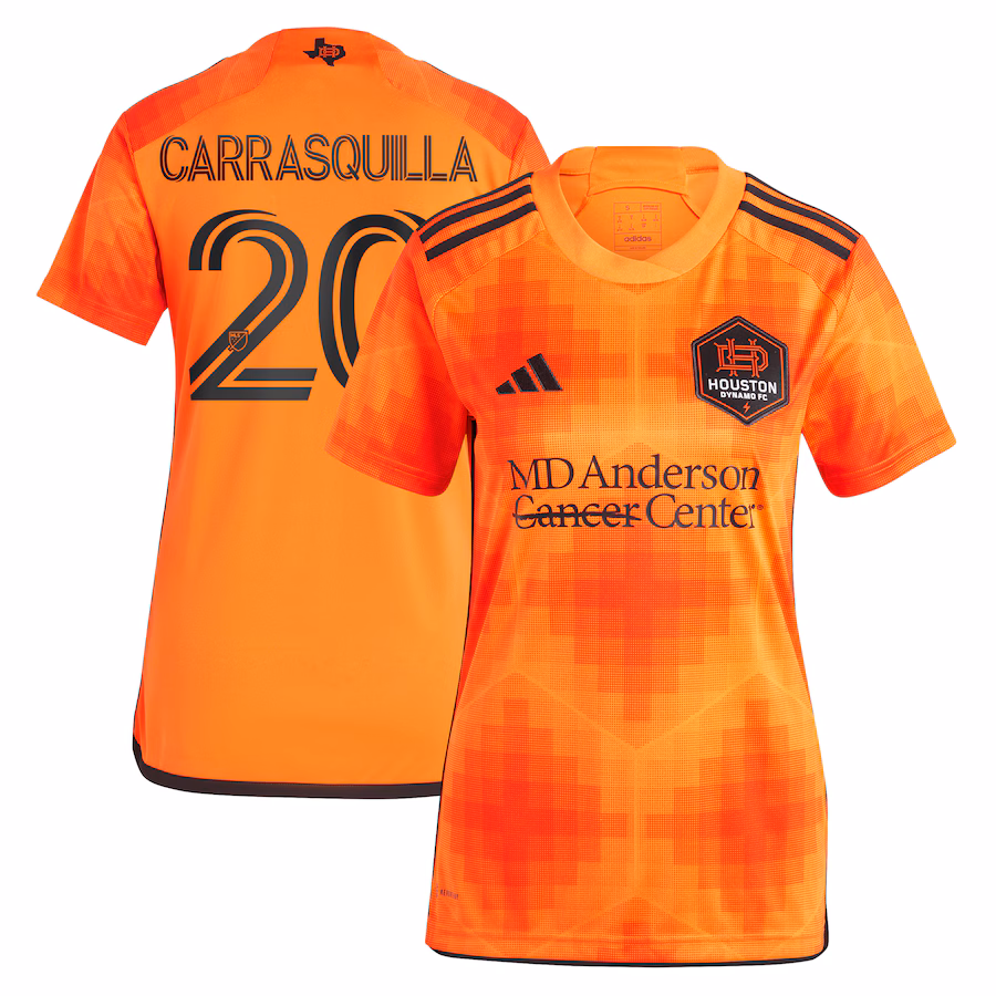 Women's Houston Dynamo FC Adalberto Carrasquilla adidas Orange 2023 El Sol Replica Jersey - Jersey