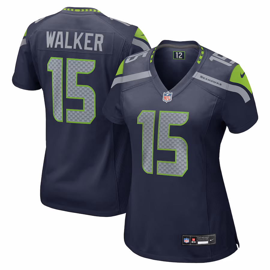 Women's Seattle Seahawks P.J. Walker Nike  College Navy Game Jersey - Jersey