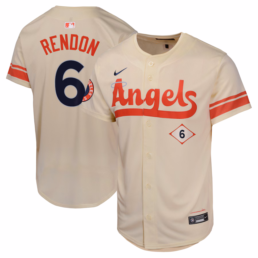 Youth Los Angeles Angels Anthony Rendon Nike Cream City Connect Limited Player Jersey - Jersey