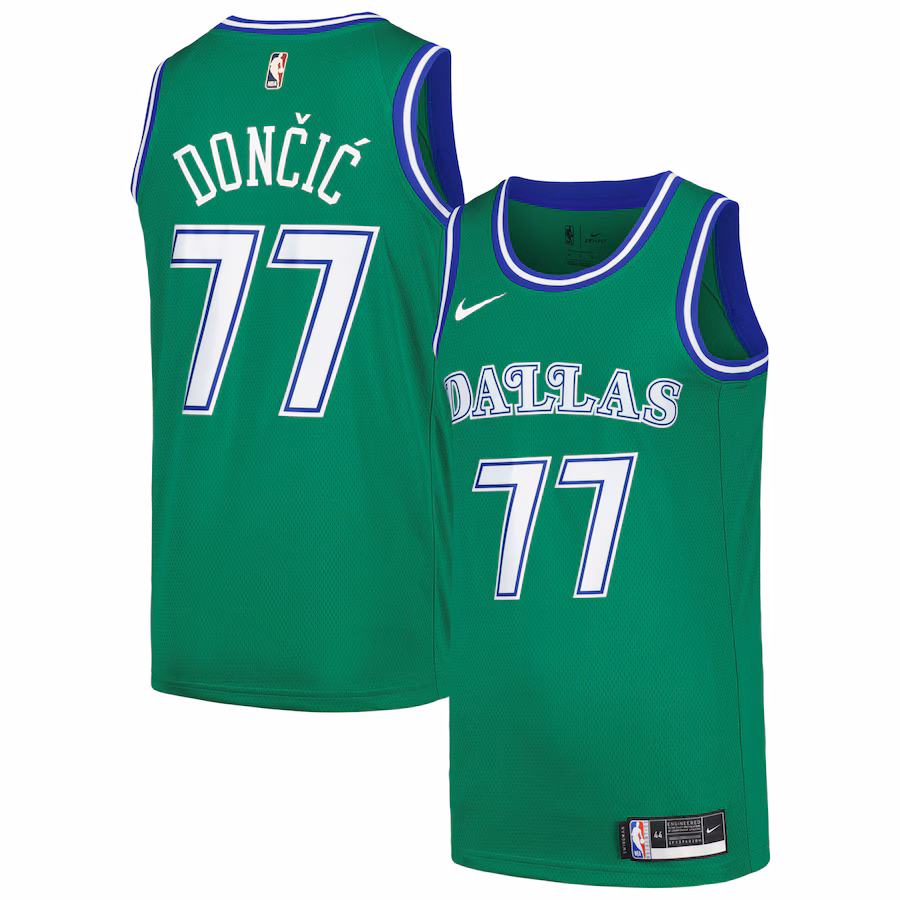 Men's Dallas Mavericks Luka Dončić Nike Green Swingman Player Jersey - Classic Edition - Jersey