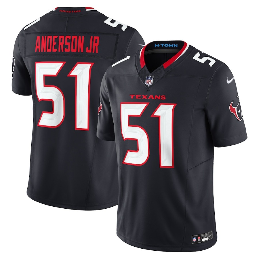 Men's Houston Texans Will Anderson Jr. Nike Navy Vapor F.U.S.E. Limited Jersey - Jersey