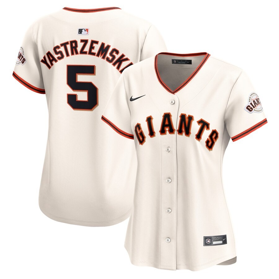 Women's San Francisco Giants Mike Yastrzemski Nike Cream Home Limited Player Jersey - Jersey