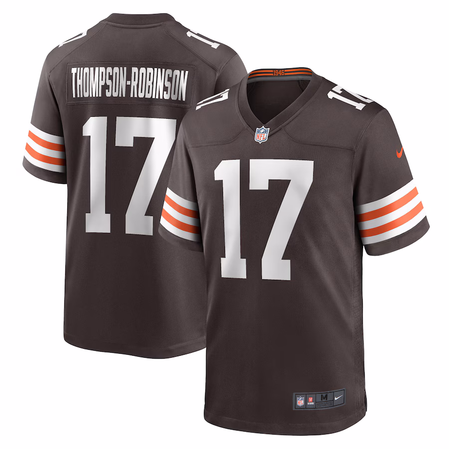 Men's Cleveland Browns Dorian Thompson-Robinson Nike  Brown Team Game Jersey - Jersey