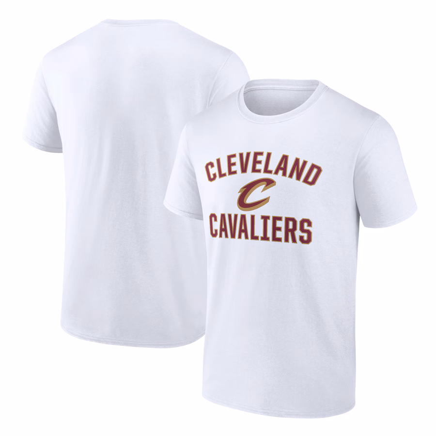 Men's Cleveland Cavaliers White Victory Arch Team T-Shirt - Jersey