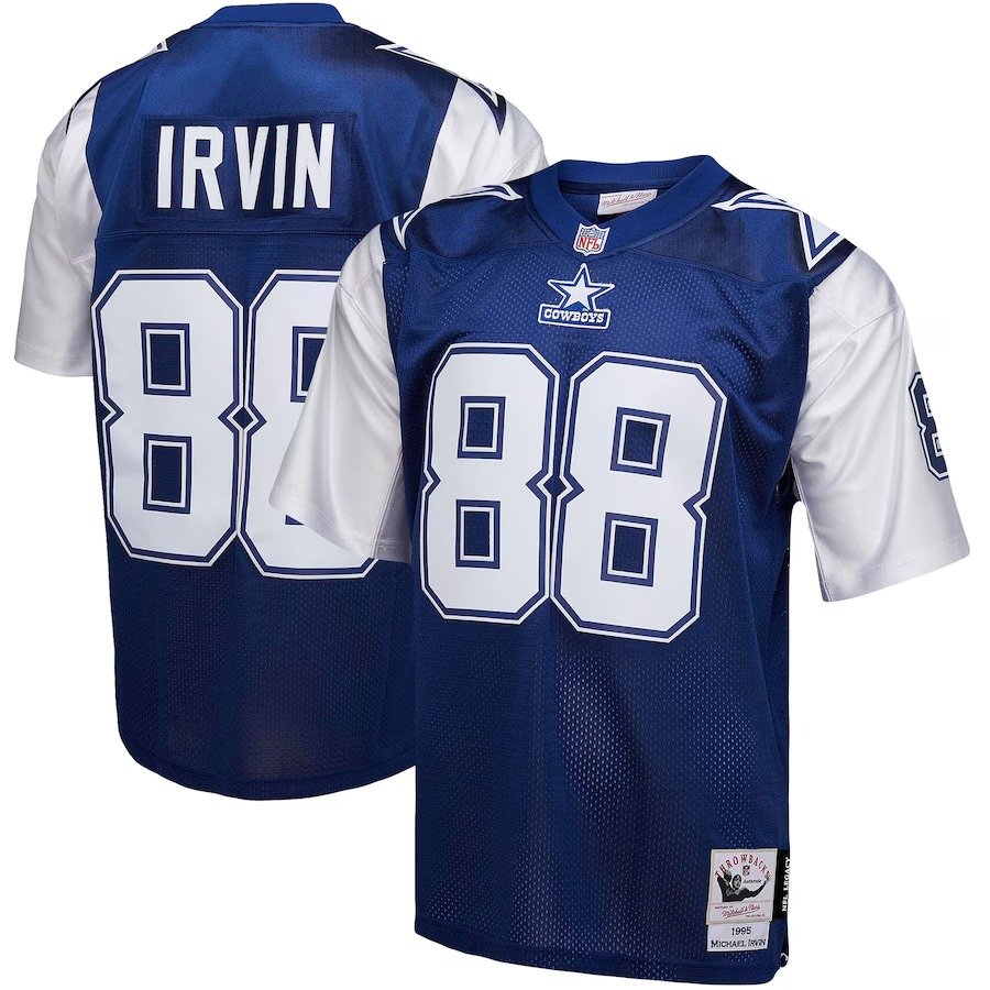 Men's Dallas Cowboys Michael Irvin Mitchell & Ness Navy Legacy Replica Jersey - Jersey