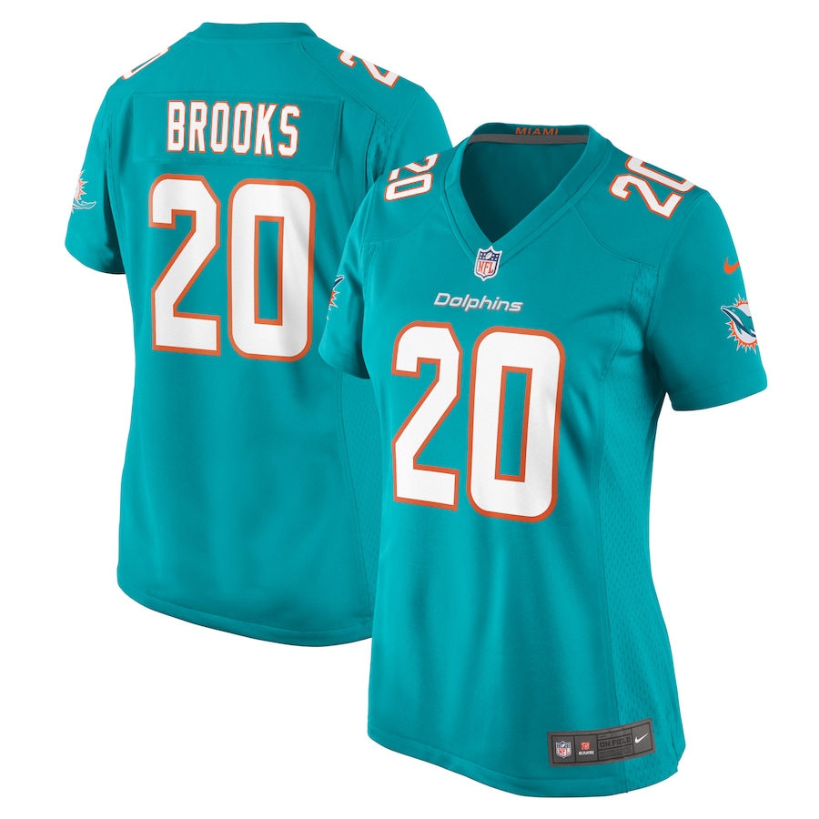 Women's Miami Dolphins Jordyn Brooks Nike Aqua Game Jersey - Jersey