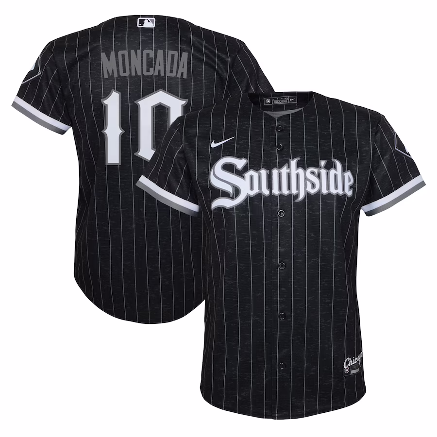 Youth Chicago White Sox Yoan Moncada Nike Black City Connect Replica Player Jersey - Jersey