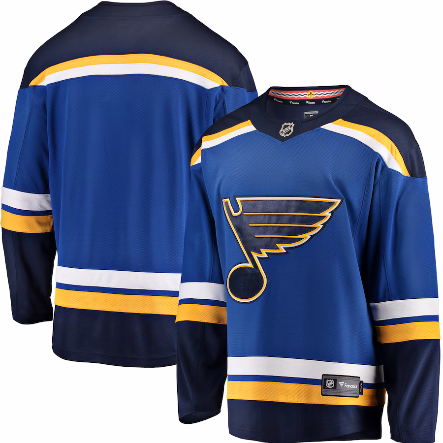 Men's St. Louis Blues Fanatics Blue Breakaway Home Jersey - Jersey