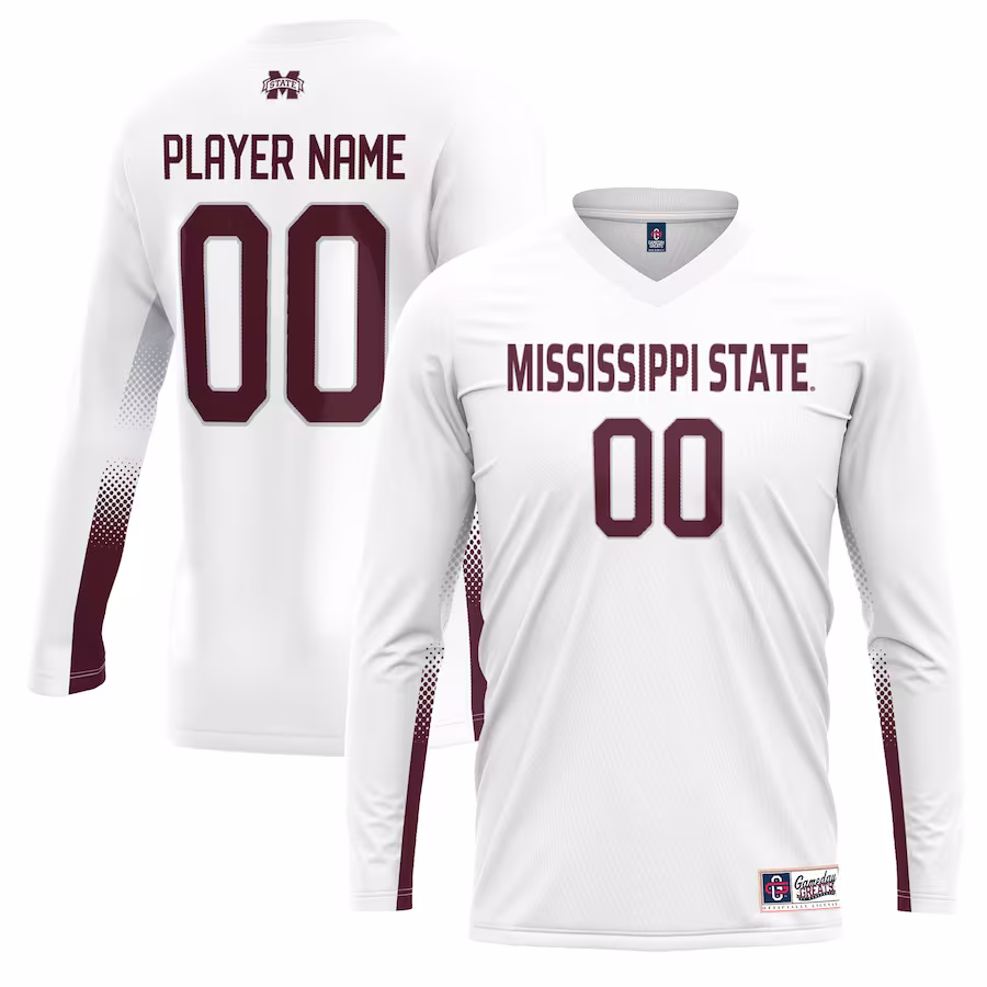 Mississippi State Bulldogs GameDay Greats Youth NIL Lightweight Volleyball Jersey - White - Jersey