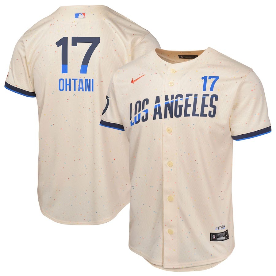Youth Los Angeles Dodgers Shohei Ohtani Nike Cream 2024 City Connect Limited Player Jersey - Jersey