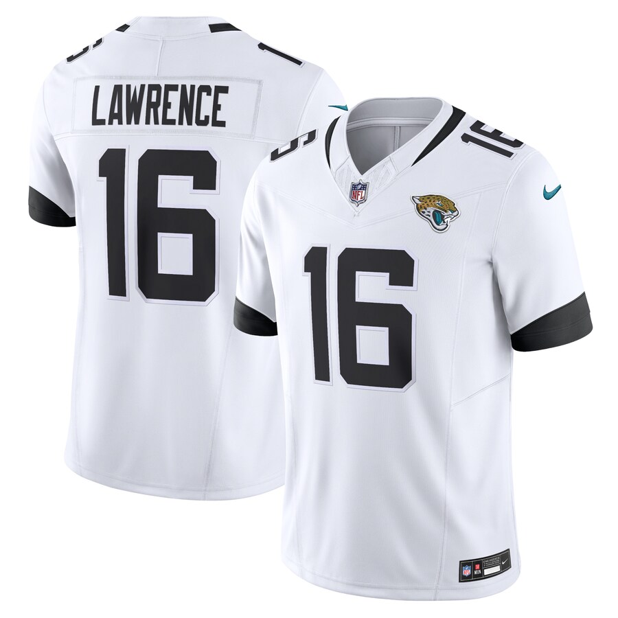 Men's Jacksonville Jaguars Trevor Lawrence Nike White Vapor F.U.S.E. Limited Jersey - Jersey