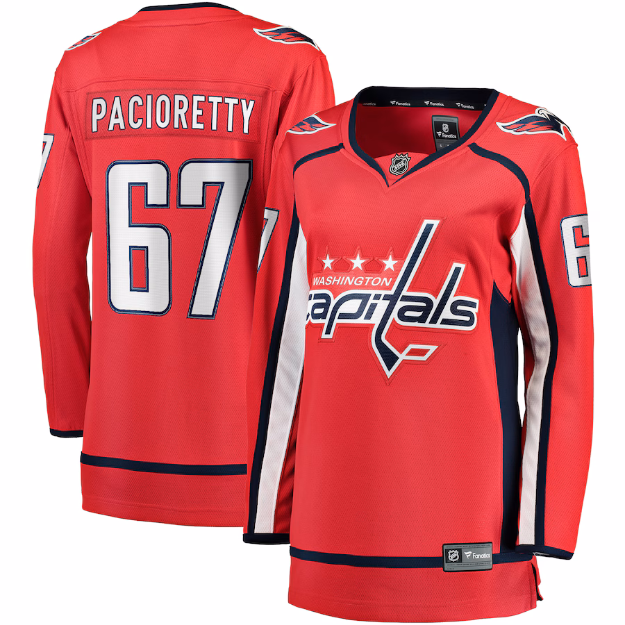 Women's Washington Capitals Max Pacioretty Fanatics Red Home Breakaway Player Jersey - Jersey