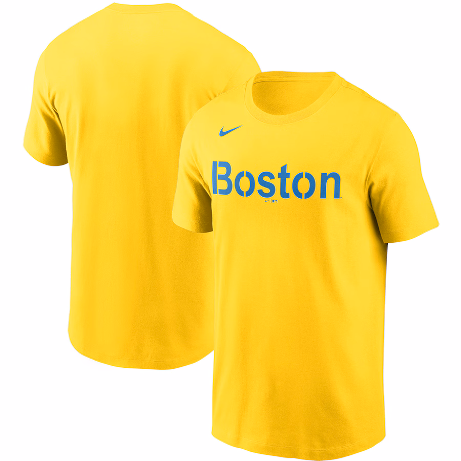 Men's Boston Red Sox Nike City Connect Wordmark T-Shirt - Jersey