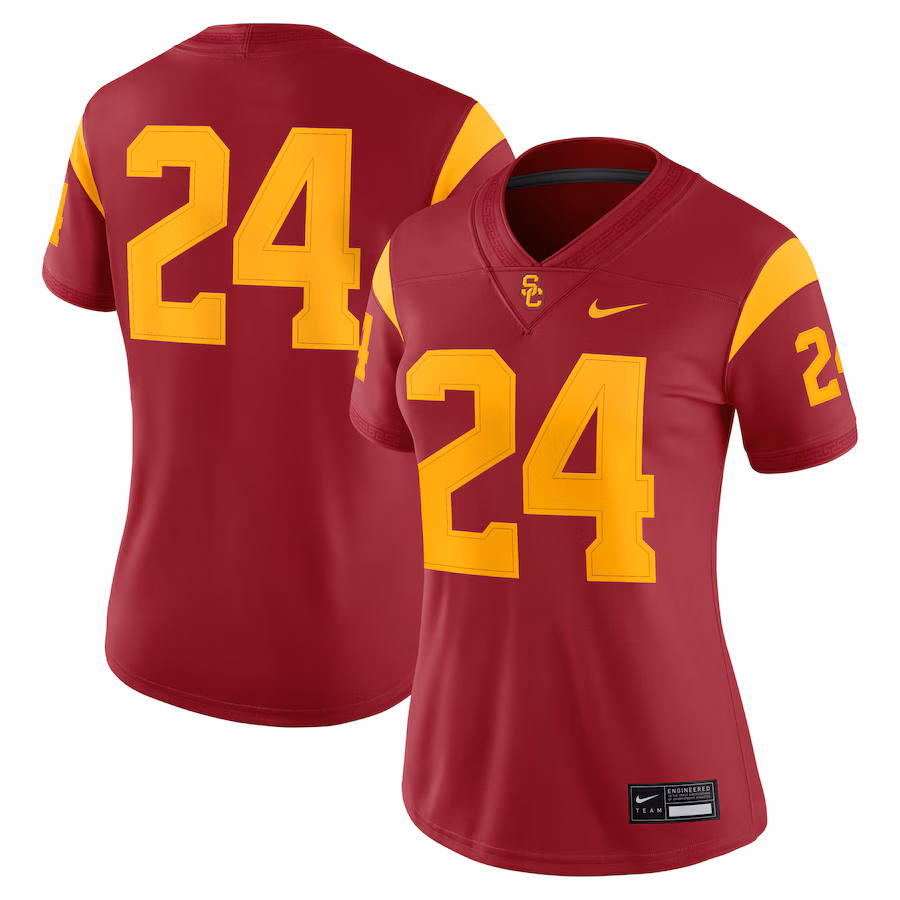 Women's Nike #24 Cardinal USC Trojans Game Jersey - Jersey