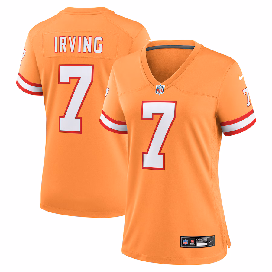 Women's Tampa Bay Buccaneers Bucky Irving Nike Orange Alternate Game Jersey - Jersey