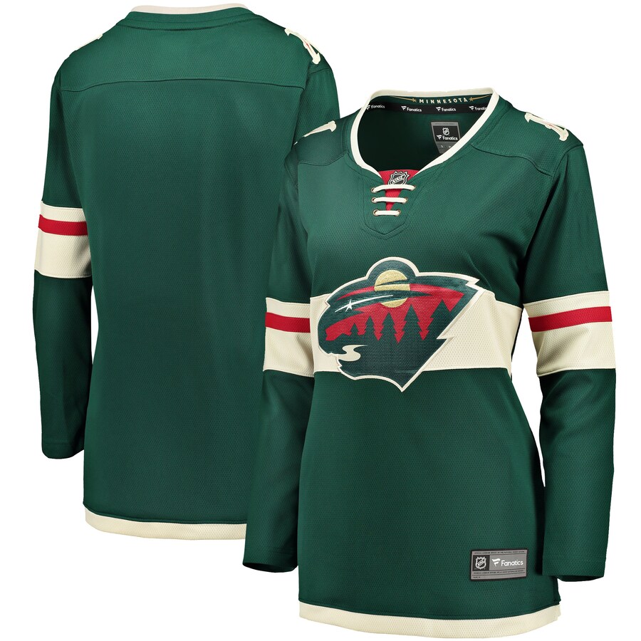 Women's Minnesota Wild Fanatics Branded Green Breakaway Home Jersey - Jersey
