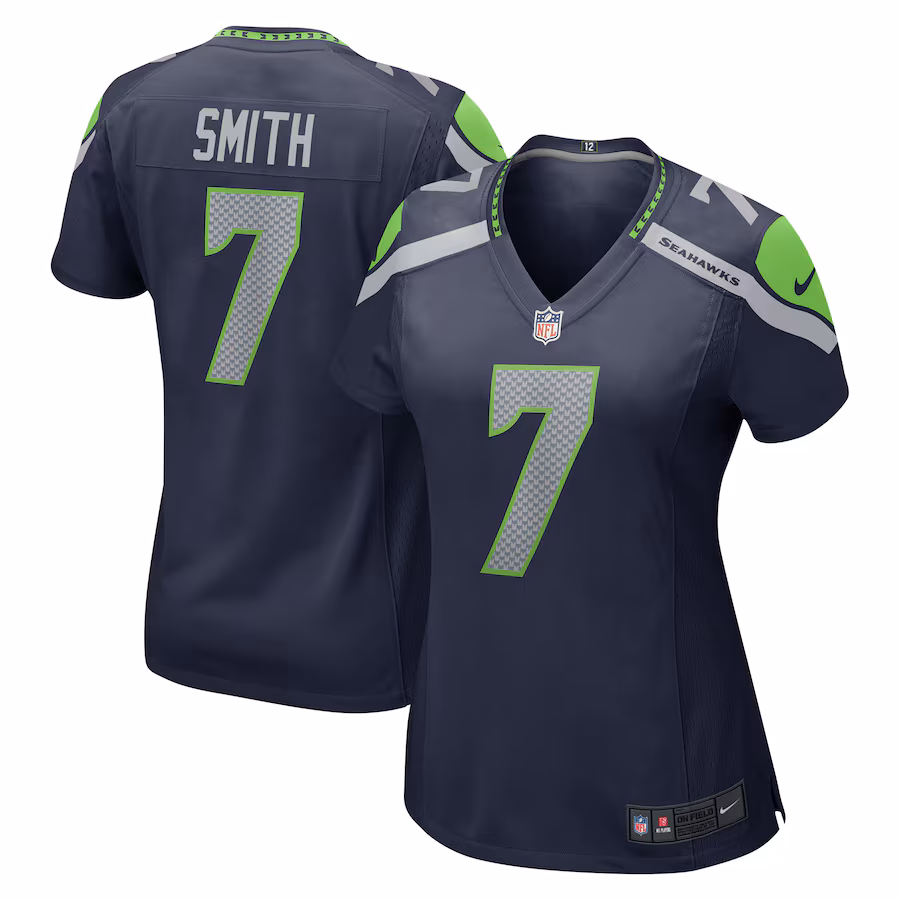 Women's Seattle Seahawks Geno Smith Nike Navy Player Jersey - Jersey