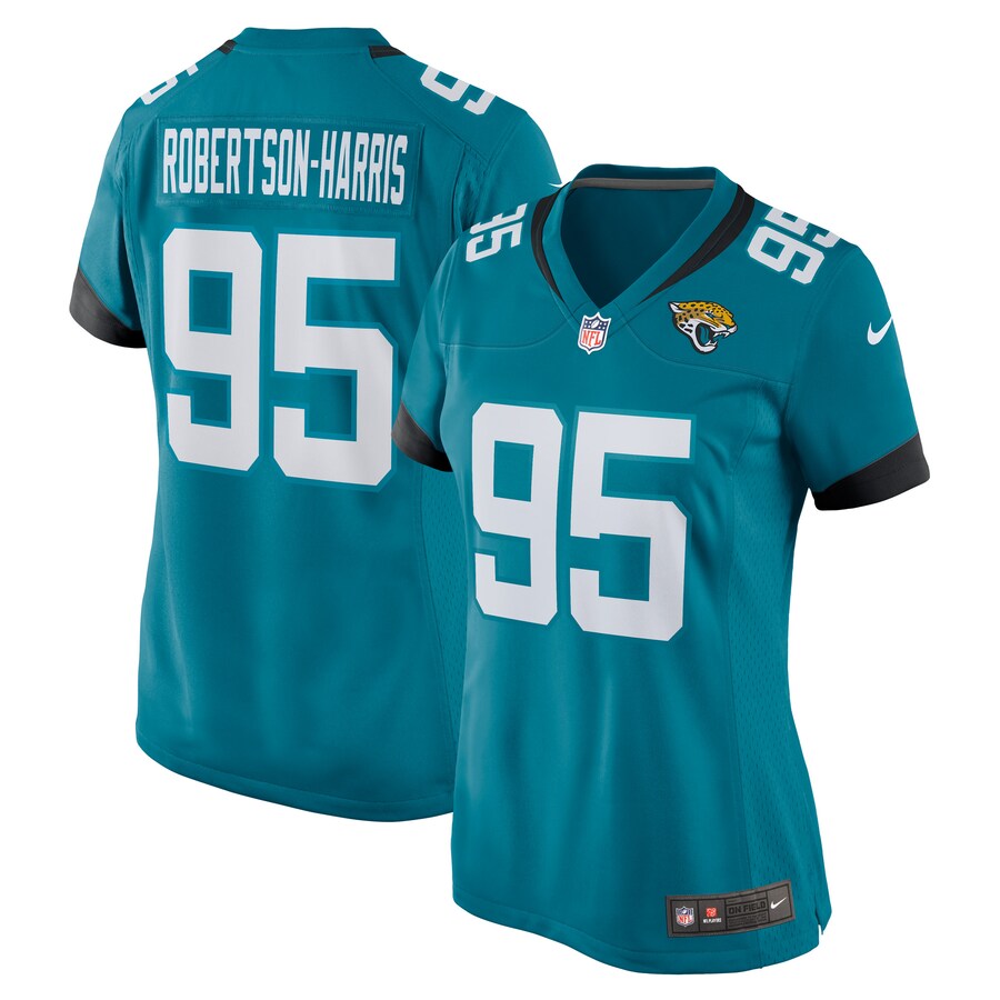 Women's Jacksonville Jaguars Roy Robertson-Harris Nike Teal Game Jersey - Jersey