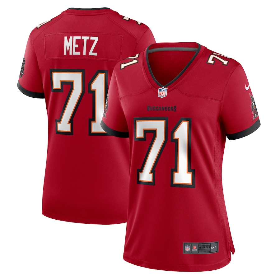Women's Tampa Bay Buccaneers Lorenz Metz Nike  Red  Game Jersey - Jersey