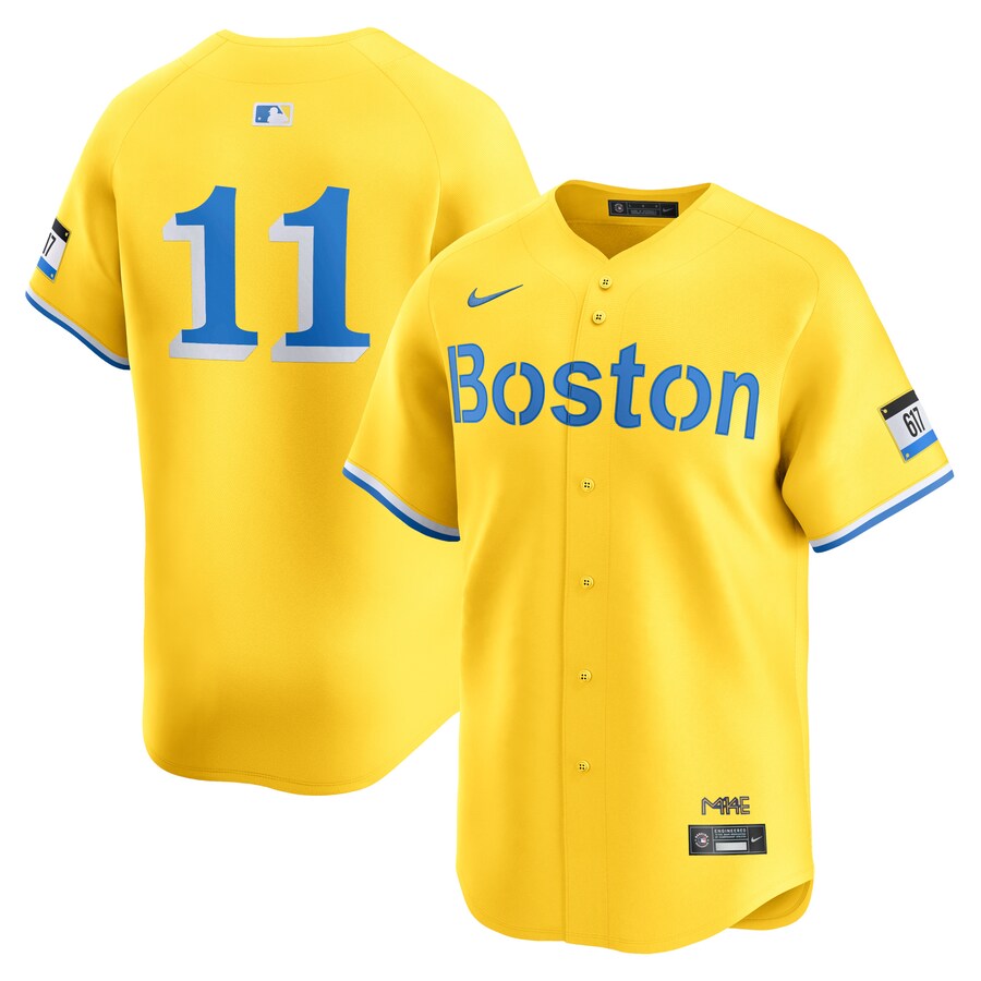 Men's Boston Red Sox Rafael Devers Nike Gold City Connect Limited Player Jersey - Jersey