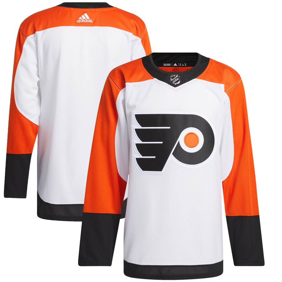 Men's Philadelphia Flyers  adidas White Away Primegreen Authentic Jersey - Jersey