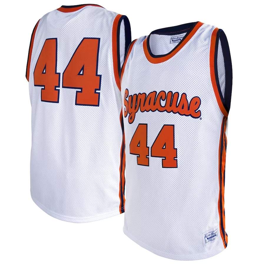 #44 Syracuse Orange Original Retro Brand Alumni Basketball Jersey - White - Jersey