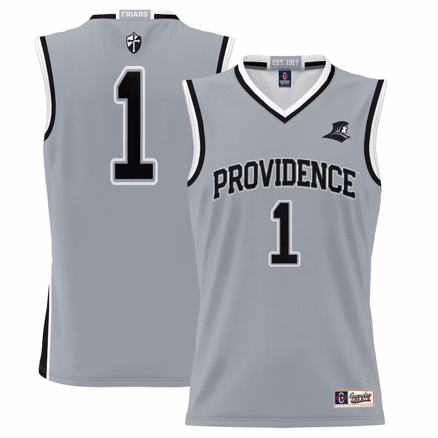 #1  Providence Friars GameDay Greats  Lightweight Basketball Jersey - Silver - Jersey