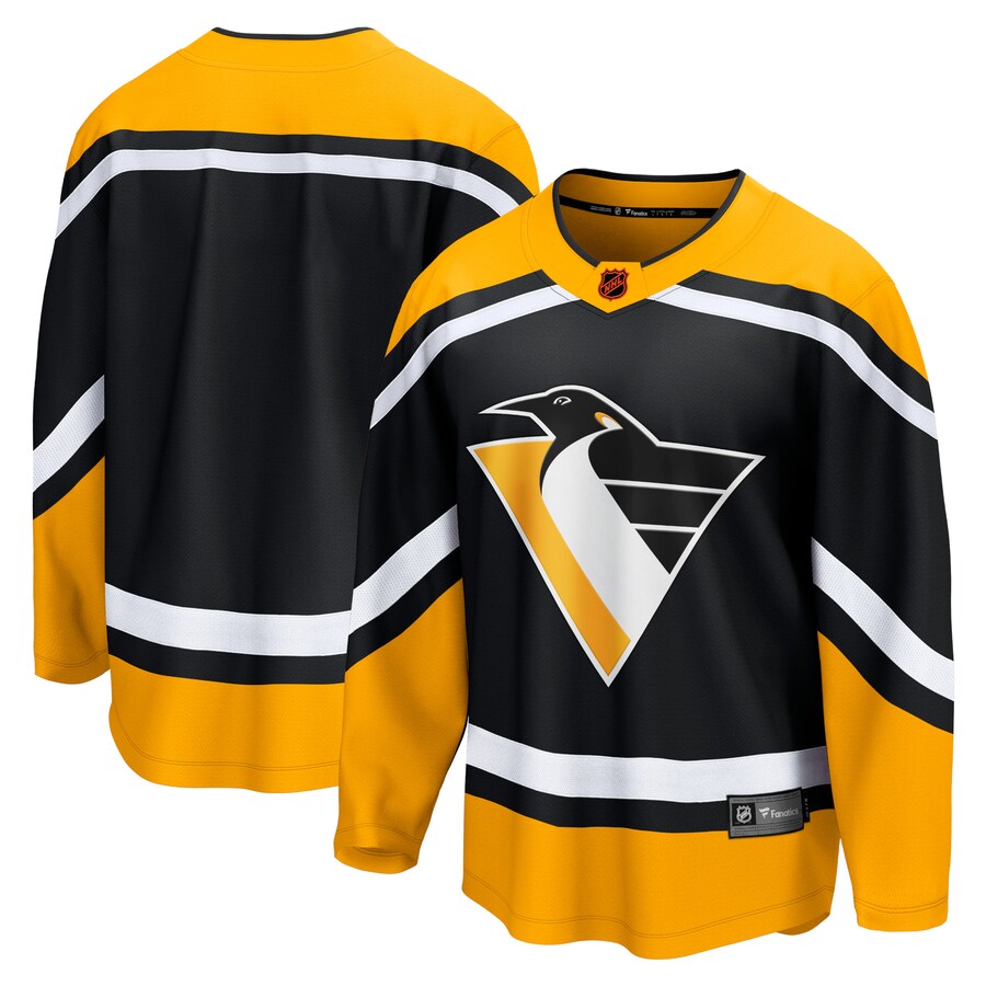 Men's Pittsburgh Penguins Fanatics Branded Black Special Edition 2.0 Breakaway Blank Jersey - Jersey