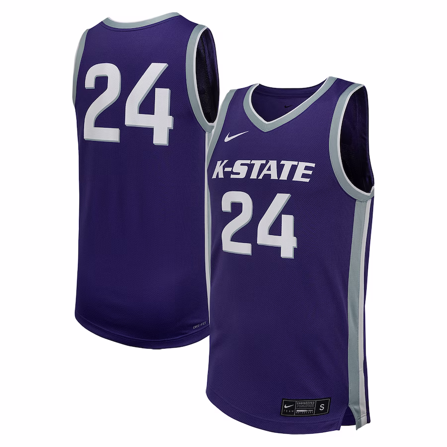 # Kansas State Wildcats Nike Replica Basketball Jersey - Purple - Jersey