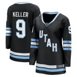 Women's Utah Hockey Club Clayton Keller Fanatics Black Premier Breakaway Home Player Jersey - Jersey