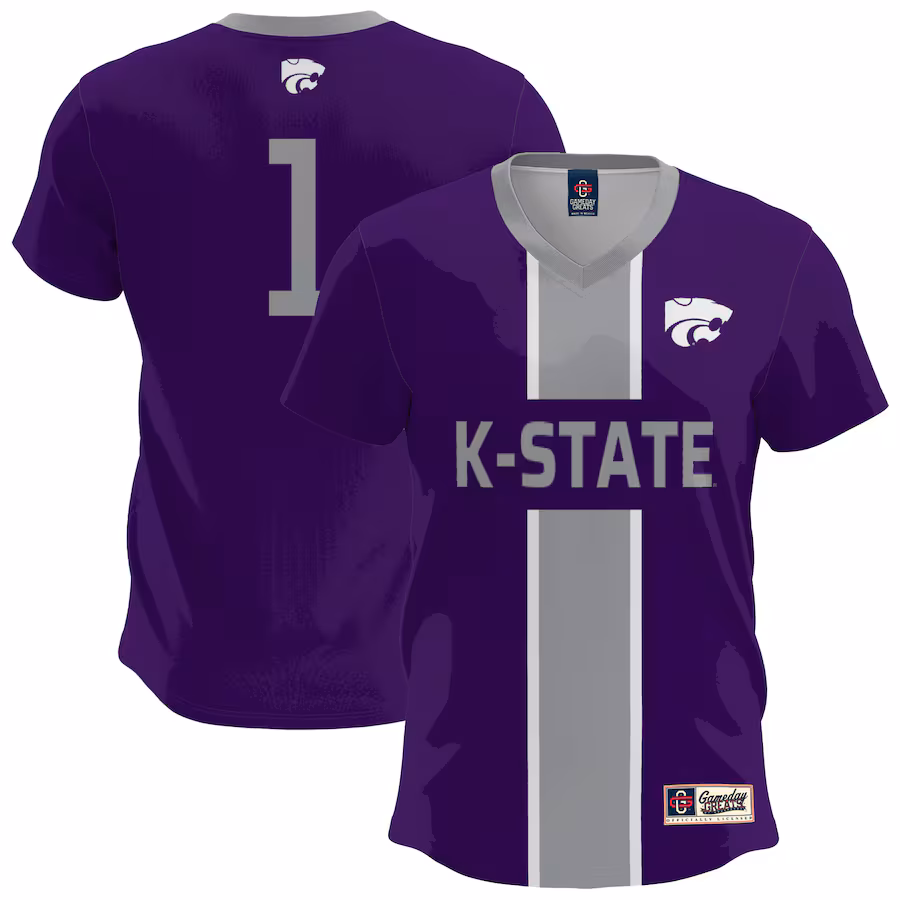 Youth GameDay Greats  Purple Kansas State Wildcats Lightweight Soccer Fashion Jersey - Jersey